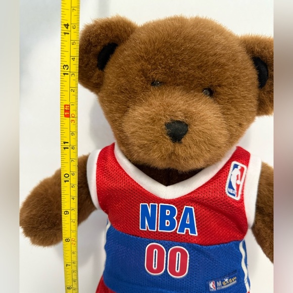 Build-A-Bear Stuffed Animal wearing matching NBA Jersey, Shorts and Sketchers - Picture 6 of 16